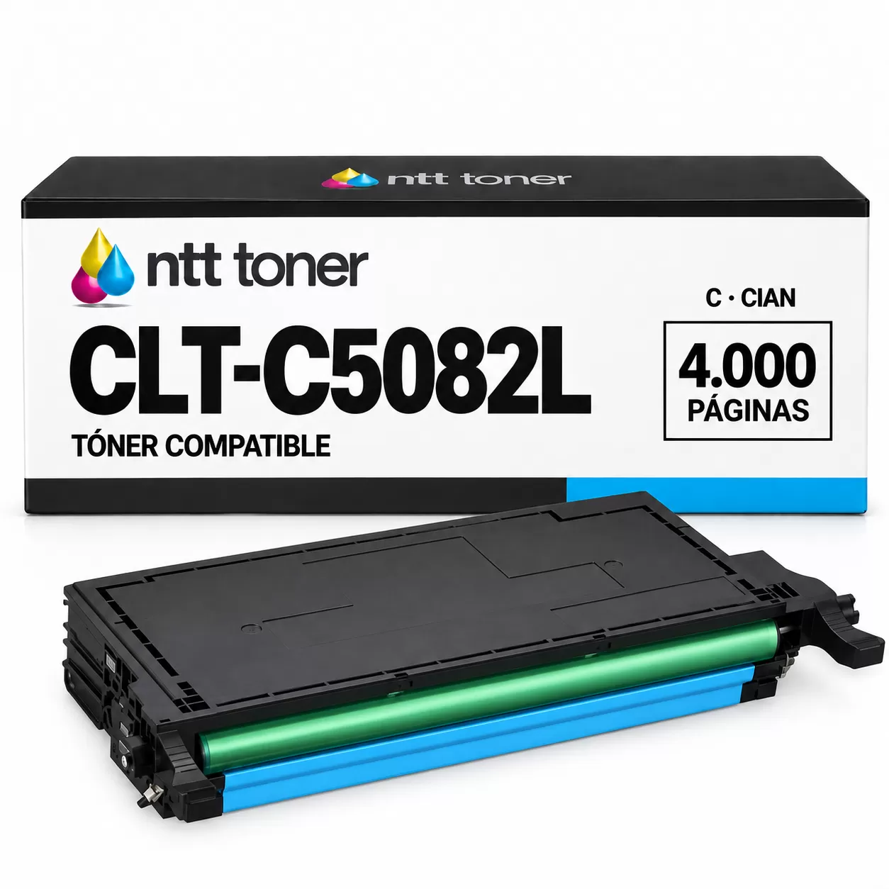 Toner Samsung CLT-C5082L Cian Compatible